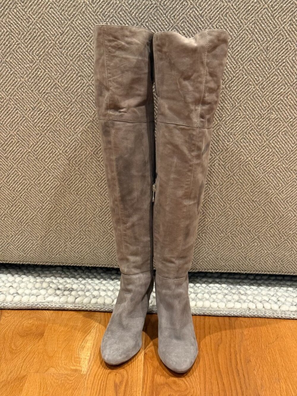 Louise et Cie Veron Gray Suede Over-the-knee Boots, sz 7M/37